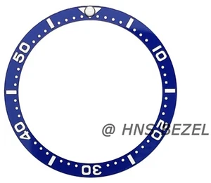 BLUE CERAMIC BEZEL INSERT FOR SEIKO 6309-7040-7049 SUWA TURTLE 6309A LUME - Picture 1 of 1