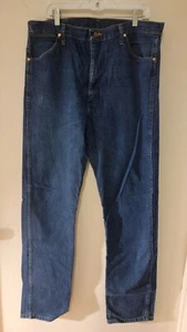 Wrangler 13MWZ Cowboy Schnitt Western Herren Jeans Größe W38x36L mit 35" Schrittlänge - Bild 1 von 8