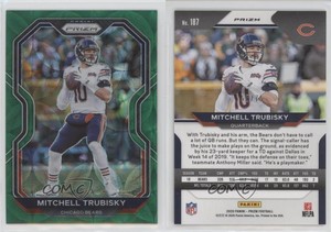 2020 Panini Prizm Green Scope Prizm /75 Mitchell Trubisky #187