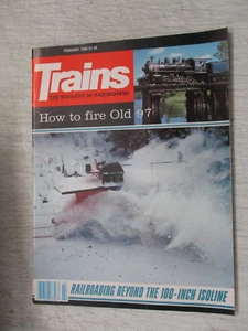 TRAINS MAGAZINE FEB 1980 RAILROADING RS3 FLEET OLD 97 CP RAIL PLOW EXTRA 8466 - Bild 1 von 2