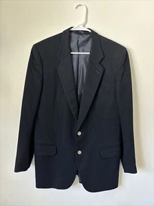 Canterelli Esquire for Saint Germain black superfine merinos blazer men's sz 40 - Picture 1 of 16