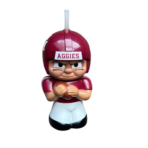 Texas A&M 16 OZ Character Cup Big Sip New NCAA Water Bottle Party Animal Aggies Cover