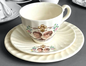 Johnson of Australia Cup Saucer & Plate Set Prince Charles and Lady Diana - Picture 1 of 7