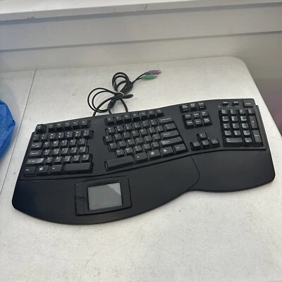 Mac Computer Extend Ergonomic Mechanical Keyboard Glidepoint Trackpad EKB-2000TP - Image 1 of 4