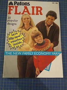 Patons Flair Knitting Pattern Magazine 234 20 Designs - Picture 1 of 10