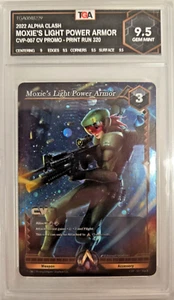 Alpha Clash Low Population (Pop 320) Graded CV Promo - Moxie's Light Power Armor - Picture 1 of 2