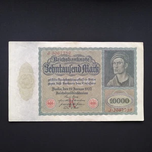 GERMANY 10000 MARK 1922 P-70 XF - Picture 1 of 2