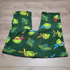 Nickelodeon Sleepwear Mens XL Green Pajamas Pants Graphic Ninja Turtles 2014