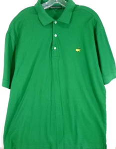 The Masters-GOLF-Augusta National-Mens Polo Shirt-Green-XL Extra Large-Cotton - Picture 1 of 8