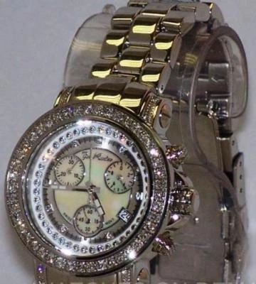 Nuevo reloj cronógrafo Joe Rodeo Rio auténtico para mujer 2,00 quilates aprox. diamante jro40 Foto 1 de 4