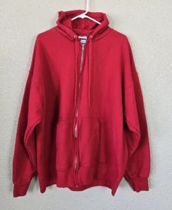 Hanes Ultimate Cotton Full Zip Heavyweight Hoodie Sweatshirt Size XL New #1W187 - Picture 1 of 4