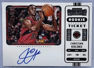 Christian Koloko Rookie Auto 2022-23 Panini Contenders Variations #139 - Picture 1 of 2