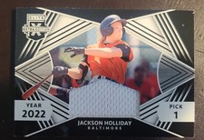 2022 Elite Extra Edition First Round Materials Relic #FRM-JH Jackson Holliday