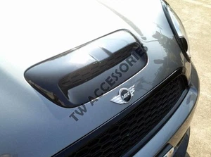 Mini Cooper S 07-13 R55/R56/R58/R59 hood vent scoop grille-Gloss Black Painted - Picture 1 of 4