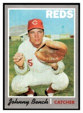 2016 Topps Berger's Best Reprint 19 Johnny Bench Cincinnati Reds baseball card