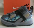 Nike Lebron Solider Xiii Infant Size 4C Black Gray Blue Yellow New In Box