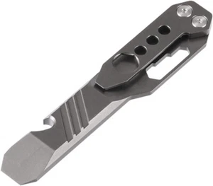 Titanium Crowbar Pry Bar Screwdriver Bottle Opener Multi Tool EDC Outdoor Wrench - Picture 1 of 11