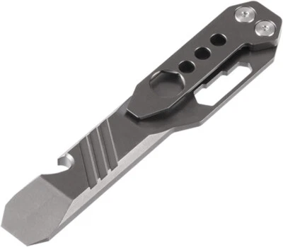 Titanium Crowbar Pry Bar Screwdriver Bottle Opener Multi Tool EDC Outdoor Wrench - Image 1 of 4