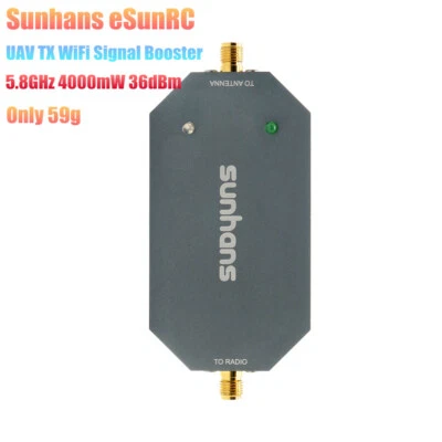 Sunhans eSunRC 4000mW 5.8GHz 36dBm TX WiFi Signal Booster UAV Transmit Amplifier - Image 1 of 4