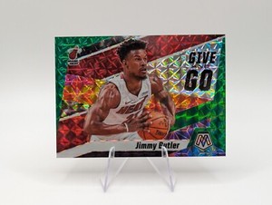Jimmy Butler 2019-20 Panini Mosaic Give and Go Green Prizm #15 Heat