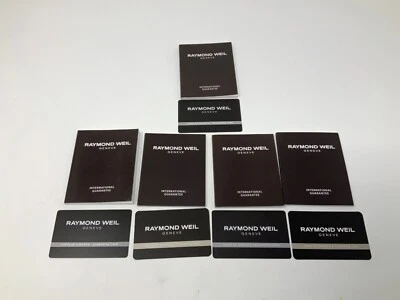 Raymond Weil International Guarantee Card and booklet warranty “One” - Image 1 of 4