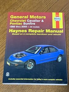 Haynes General Motors Repair Manual Chevy Cavalier Pontiac Sunfire 1995-2005