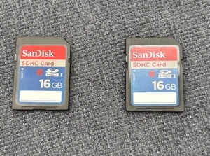 2 SanDisk 16 GB SDHC Flash Memory Card With travel Case - Picture 1 of 6