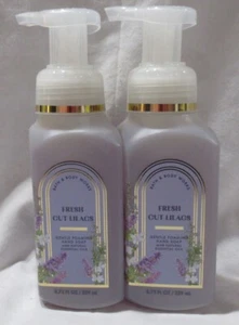 Bath & Body Works Gentle Foaming Hand Soap Set Lot of 2 FRESH CUT LILACS - Picture 1 of 4