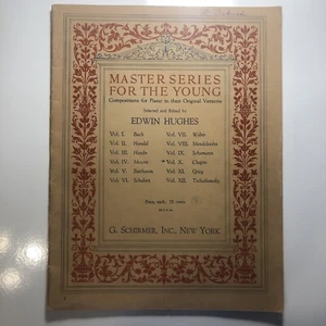Master Series for the Young von Edwin Hughes - Vintage Noten - Bild 1 von 12