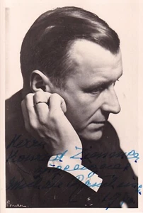 Michael Raucheisen - Pianist - Karte von 1970 - original signiert - Picture 1 of 3