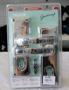 Gainsborough Bright Chrome Traditional Trilock Lever Set - 895tlebc - Picture 1 of 6