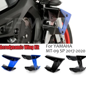 Aerodynamic Wing Kit Fixed Winglet Fairing Wing For YAMAHA MT-09 SP 2017-2020 - Picture 1 of 14