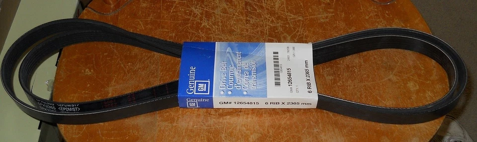 Chevrolet Traverse GMC Acadia 2013-17 3,6 L generador de CA correa serpentina PS nuevo de lote Foto 1 de 1