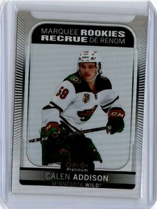 2021-22 O-Pee-Chee OPC Platinum Base Rainbow Marquee Rookies #209 Calen Addison - Picture 1 of 2