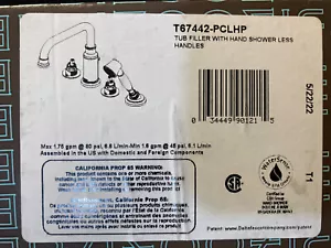Brizo T67442-PCLHP Atavis Deck Mounted Roman Tub with Hand Shower - Less Handles - Picture 1 of 6