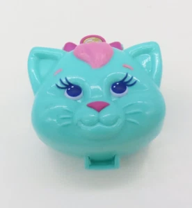 Polly Pocket Cuddly Kitty Bluebird Cat Shaped Room #3154DV 1993 CR62 No People - Picture 1 of 13