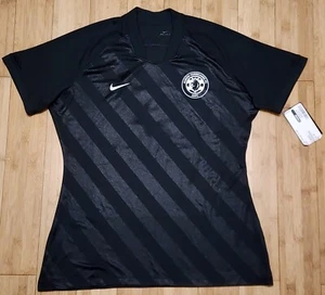 Maglia calcio Nike donna #2 nera blu AHFC Albion Hurricanes FC Bundle L - Foto 1 di 23