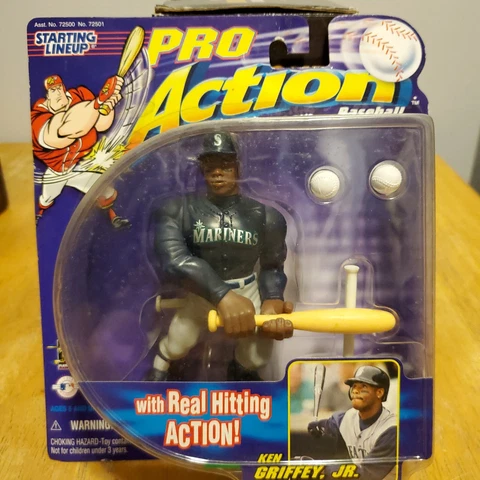 1998 Starting Lineup MLB Pro Action Baseball Ken Griffey JR. Figure New Hasbro Cover