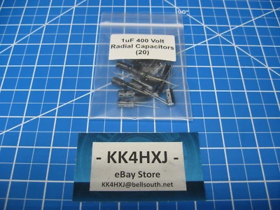 MISC CHINESE Radial Electrolytic Capacitors - 400V 1uF - Imported - 20 Pieces