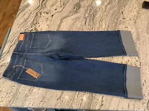 NWT Dear John Jeans Womens Holly Cuff Straight Cuffed 33 - Picture 1 of 13