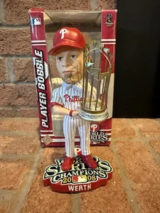 JAYSON WERT Philadelphia Phillies 2008 World Series Champs Trophy Bobblehead NIB - Picture 1 of 4