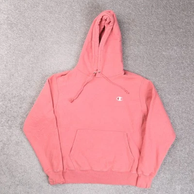 Vintage Champion Reverse Weave Pink Medium Heavyweight Sweatshirt Hoodie - Image 1 of 4