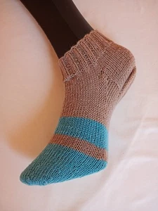 Handgestrickte Sneakerskersocken 🧦Gr. 38/39 Regia Pairfect - Bild 1 von 2