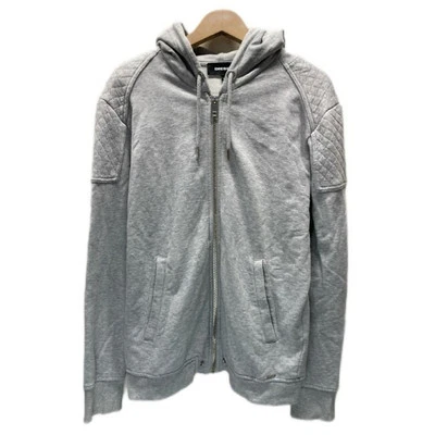 Diesel Hombres M Vintage Cremallera Sudadera con Capucha Prendas para el torso Polar Liso Acolchado Interruptor Lujo Elegante Foto 1 de 4