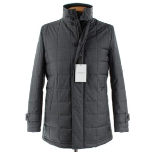 Cardinal of Canada NWD Wool Quilted Jacket w/ Hood Size M (40 US) In Charcoal - Picture 1 of 15