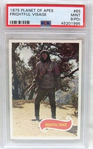 1975 Planet Of The Apes "Frightful Visage" #65 Card MINT PSA 9 (PD) 45201995 - Picture 1 of 2