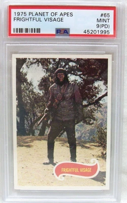 1975 Planet Of The Apes "Frightful Visage" #65 Card MINT PSA 9 (PD) 45201995 - Image 1 of 2
