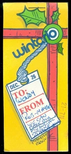 1980 CHRISTMAS BOOK OF 4 WINTARIO LOTTERY TICKETS - Picture 1 of 2