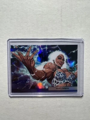 Jade Cargill 2025 Leaf Metal Anime Nation #ANB-45 Manga Shion Blue Prismatic /75 - Image 1 of 2