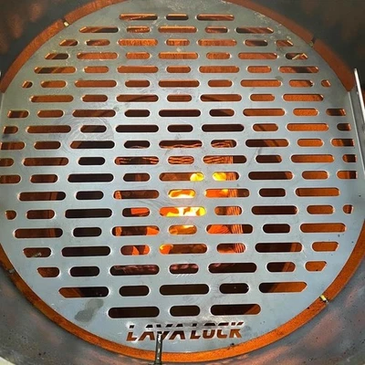 LavaLock Steel Grill Grate for Weber Kettle OR WSM 22.5" or UDS 21.75 diameter